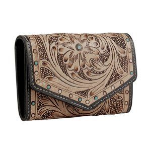 Myra hand tooled wallet